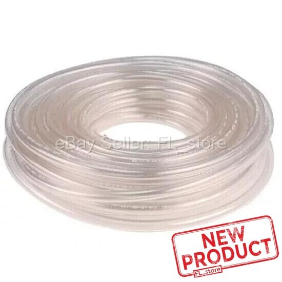 Clear Flexible Tubing 1/16″ Inside Dia x 1/8″ Outside Dia 50 Feet Roll Tygon PVC