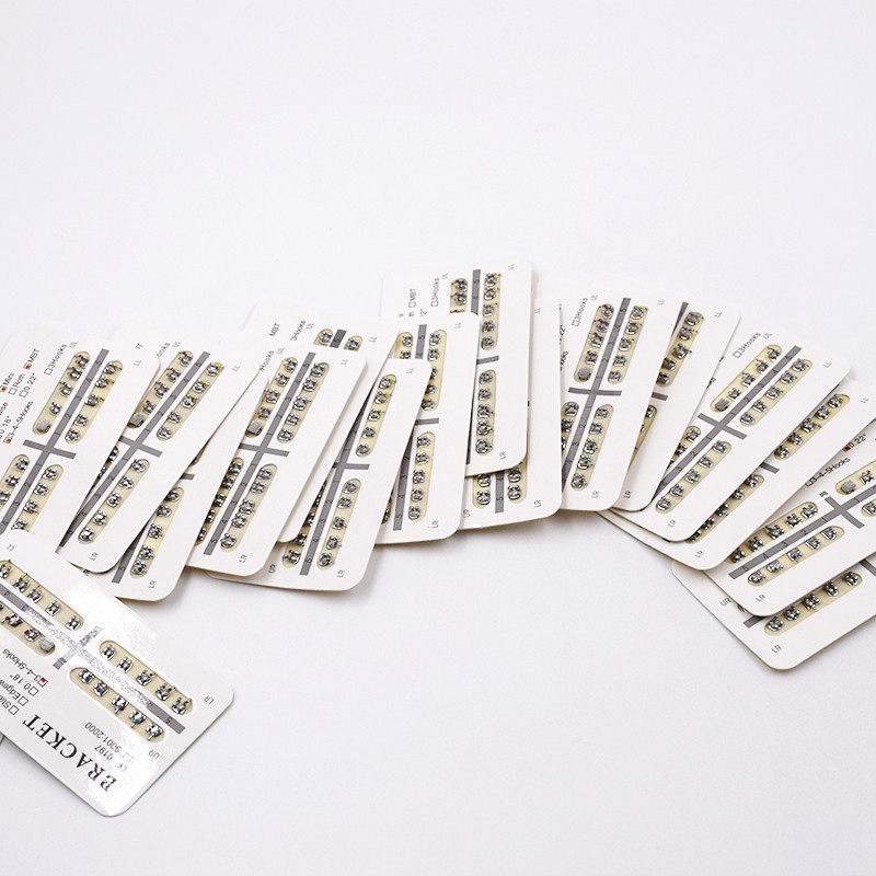 1-100Pack Dental Orthodontic Brackets Braces Roth/MBT/Edgewise 25 Size to Choice