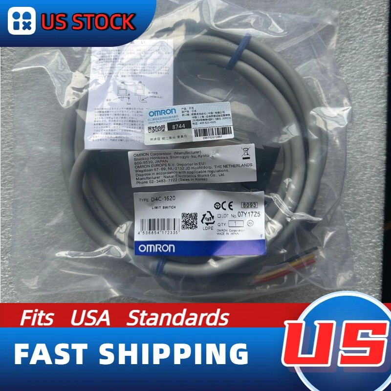 D4C-1620 Omron New Limit Switch 1PCS: US Inventory, Fast Dispatch