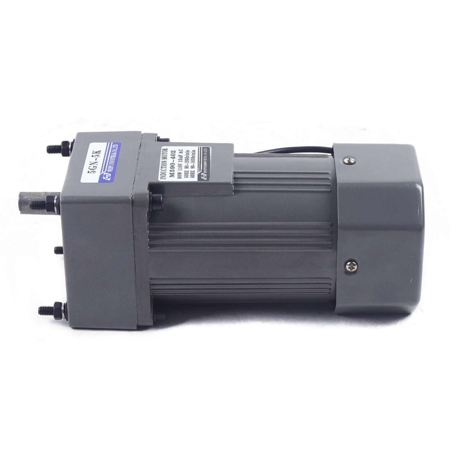 AC Gear Motor Electric Variable Speed Controller Torque 90W 1:10 0-135RPM 110V