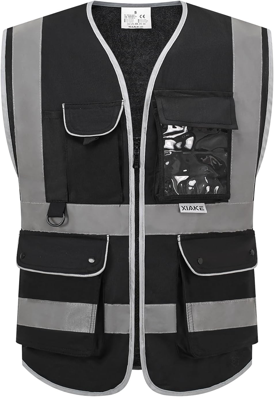 Reflective Safety Vest for Men & Women High Visibility Class 2 Vest with Pockets