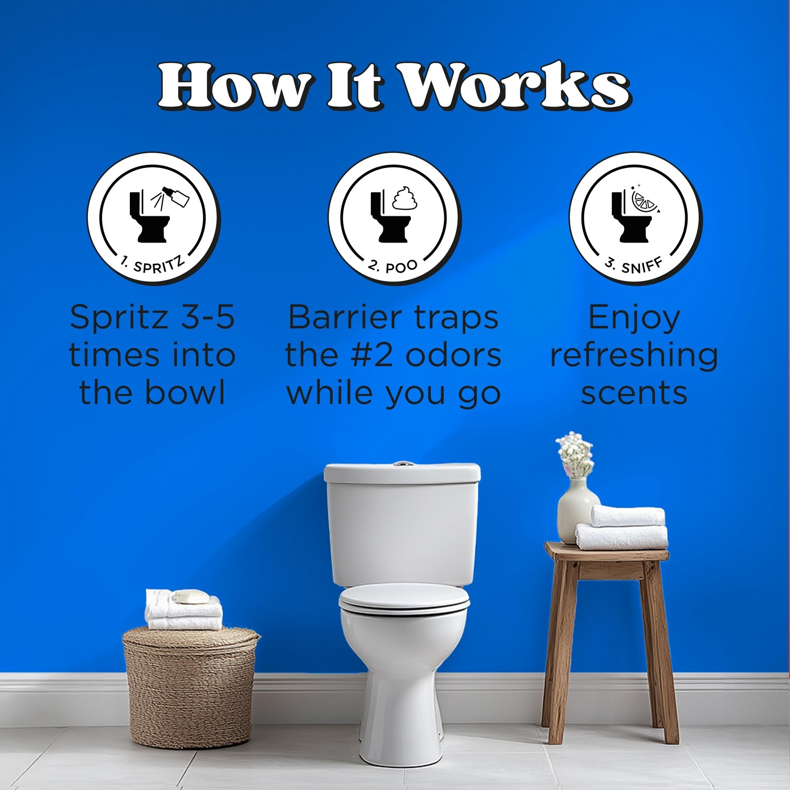 Poo-Pourri Before-You-Go Pocket Toilet Spray, Travel Essentials, Royal Flush,…