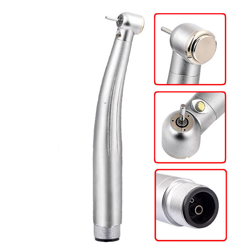 Dental No-LED/LED E-generator High Speed Handpiece Push Button 2/4Hole Turbine