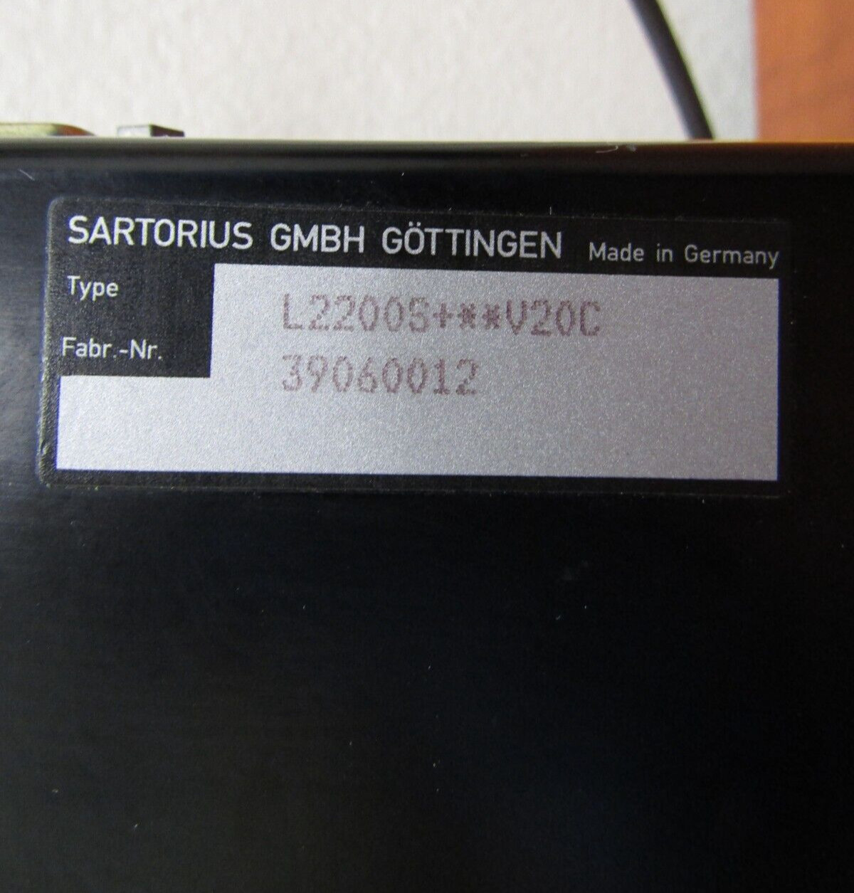 Sartorius Laboratory L2200 S+ Balance