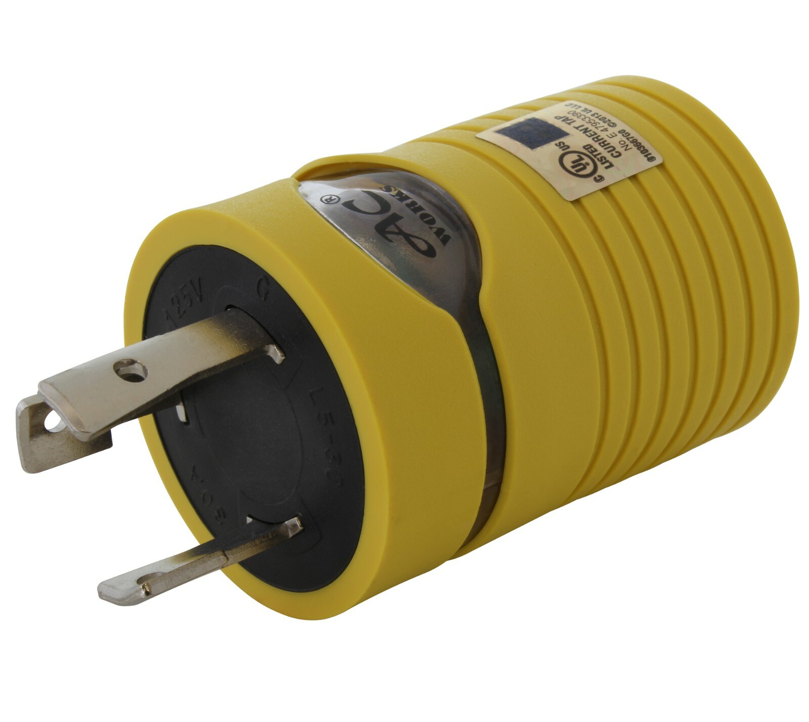 30 Amp RV/Generator Adapter NEMA L5-30P to NEMA TT-30R by AC WORKS®