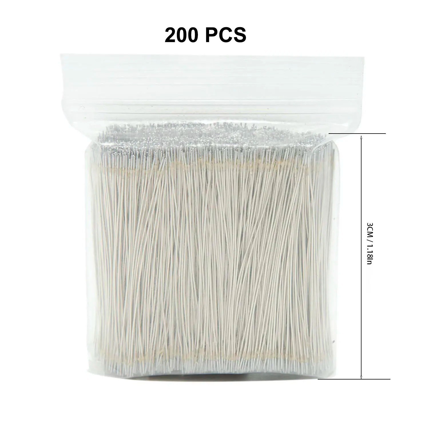200pc LED Neon Light Welding Wire Connector 12V 24V Silver Enameled