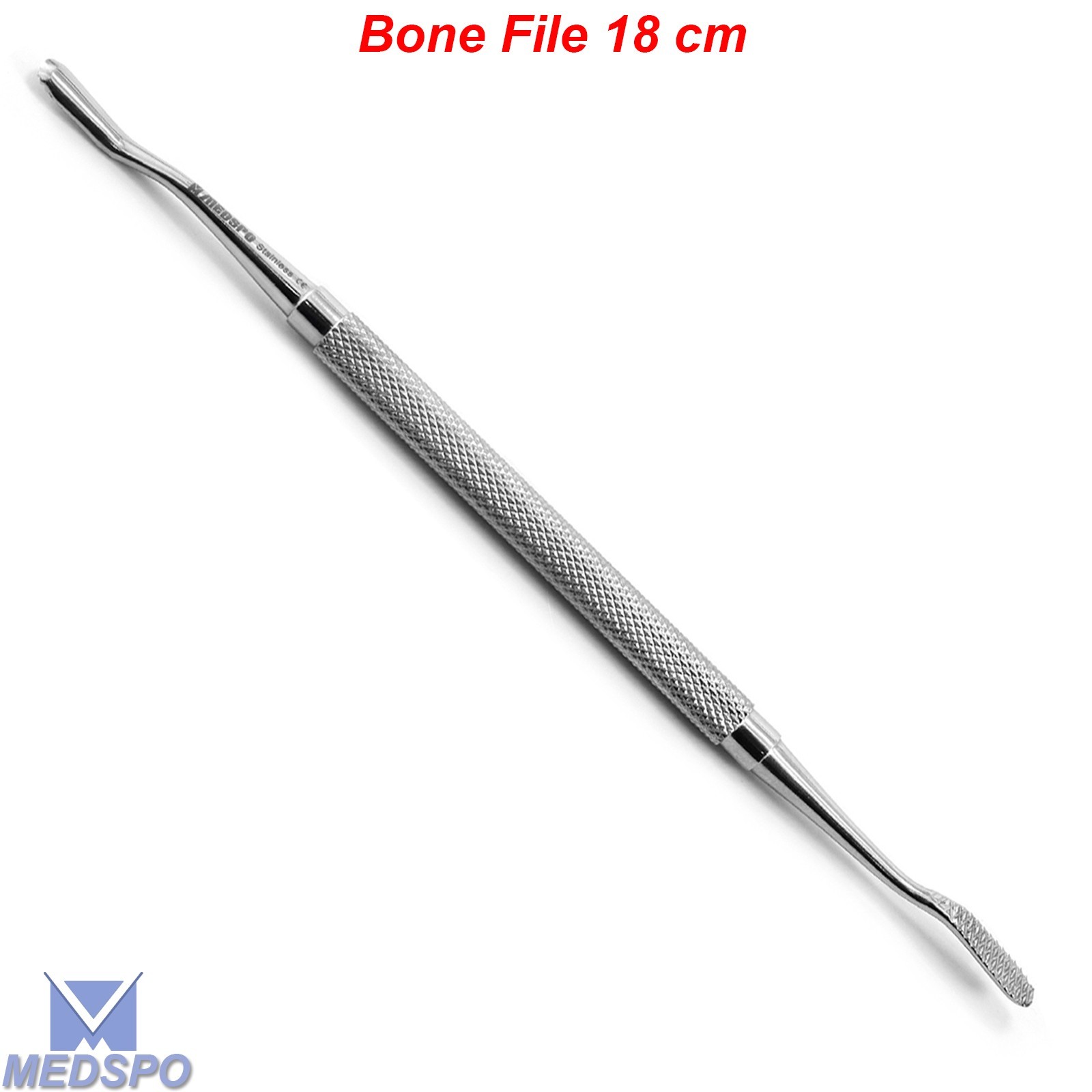 2 Pcs Orthopedic Oral Surgery Rasp Scraper Dental Instruments Surgical Bone File