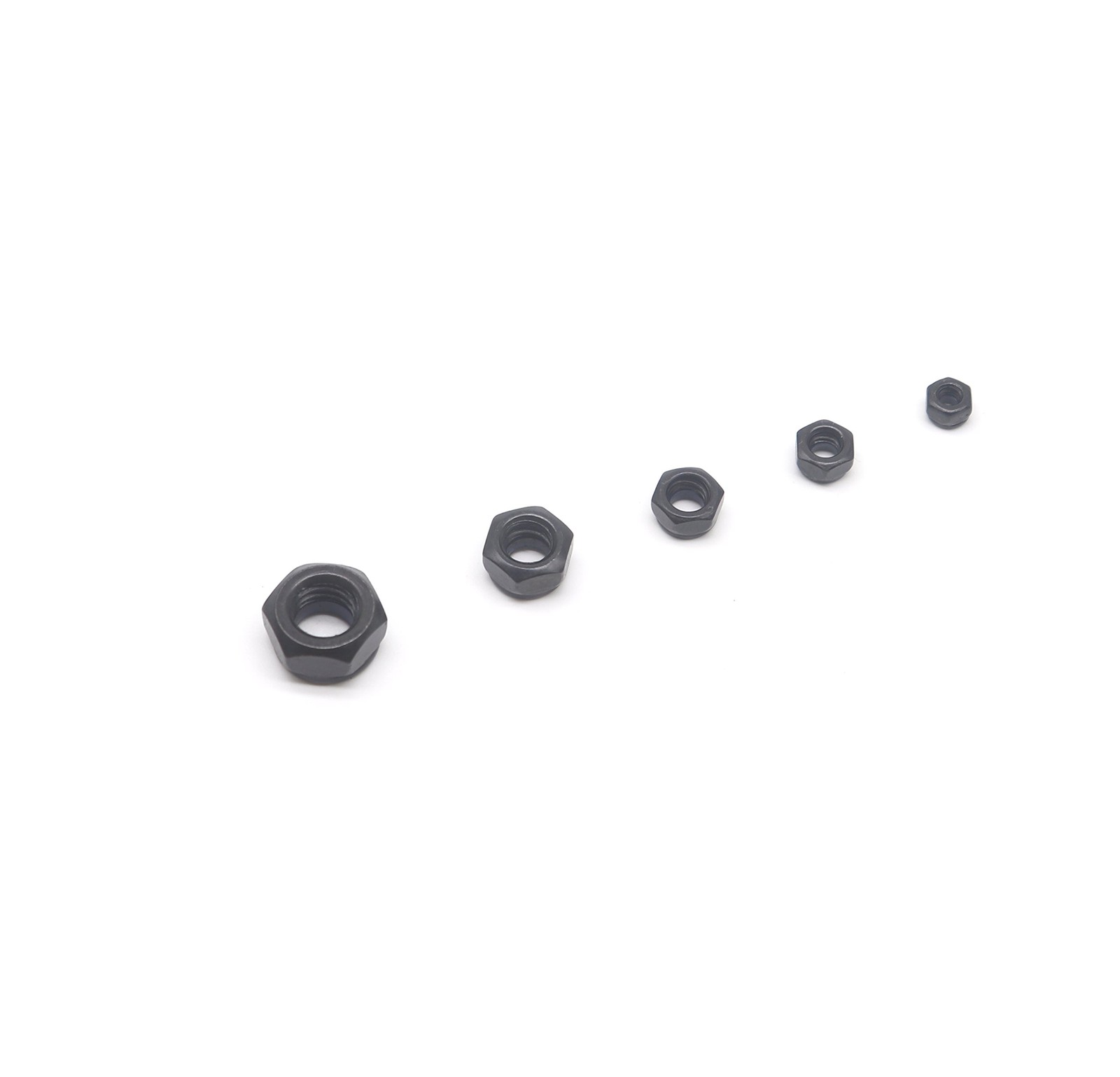 binifiMux 130Pcs Black Nylon Inserted Hex Self Locking Nuts Assortment Kit,M3…