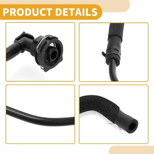 Heater Hose No.8K0121081AH Engine Coolant Reservoir Tank Hose for 2.0L 2013-2017