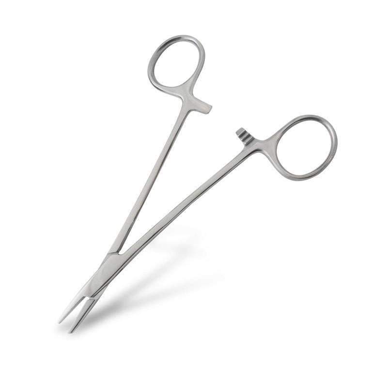 5″ Satin Finish Economy Webster Needle Holder