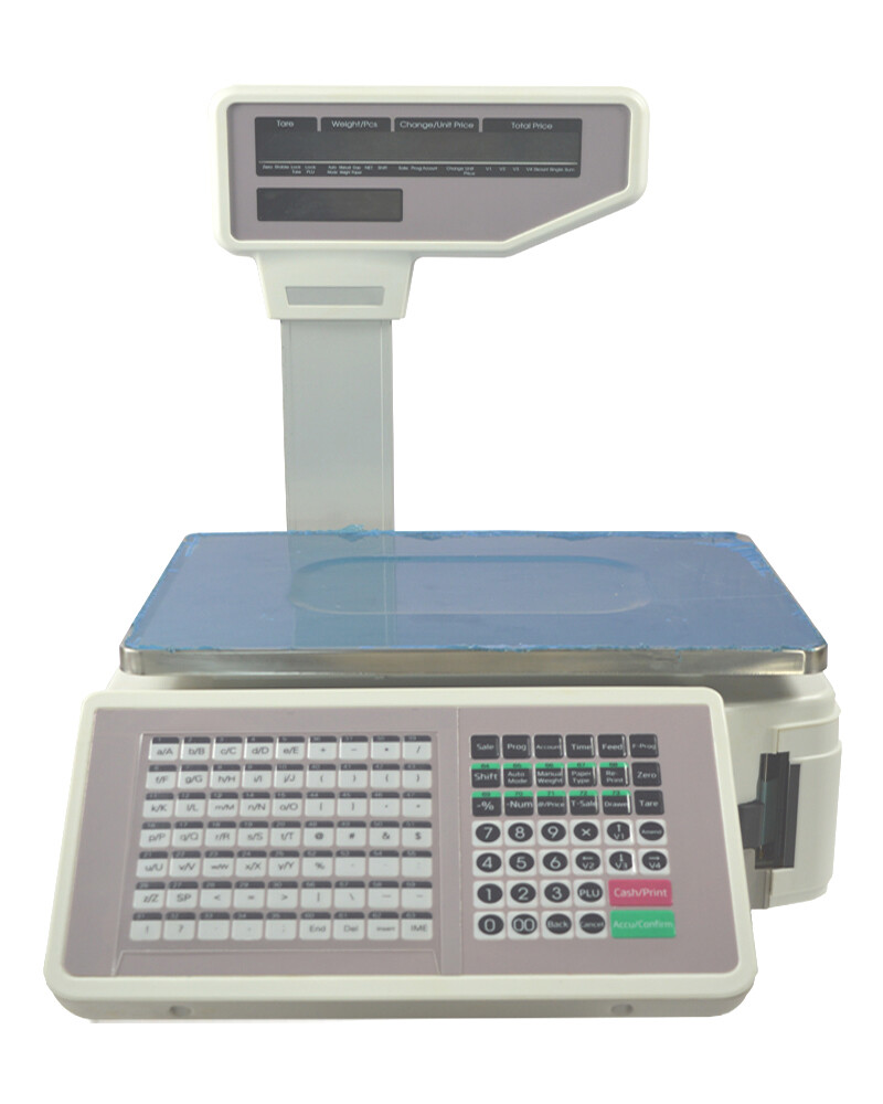 New Commercial 66lb Digital Price Computing Food Scale Bar Code Printing Scale