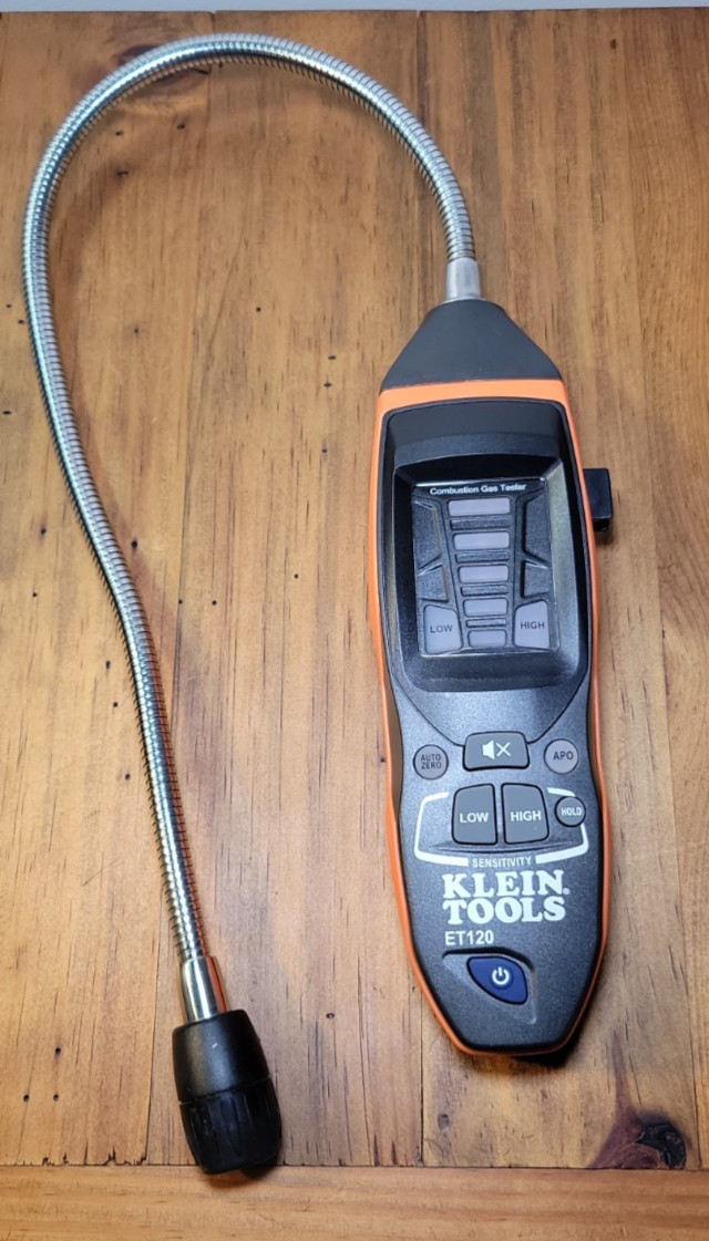 Klein Tools ET120 Combustible Gas Leak Detector – New Open Box