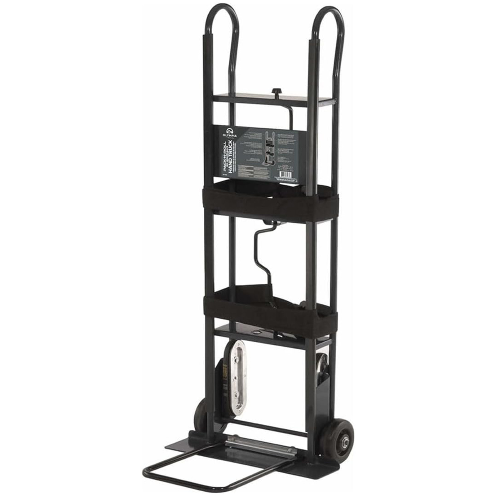 Olympia Tools 800 Lb Hand Truck with Ratchet Straps for Appliances and Furniture