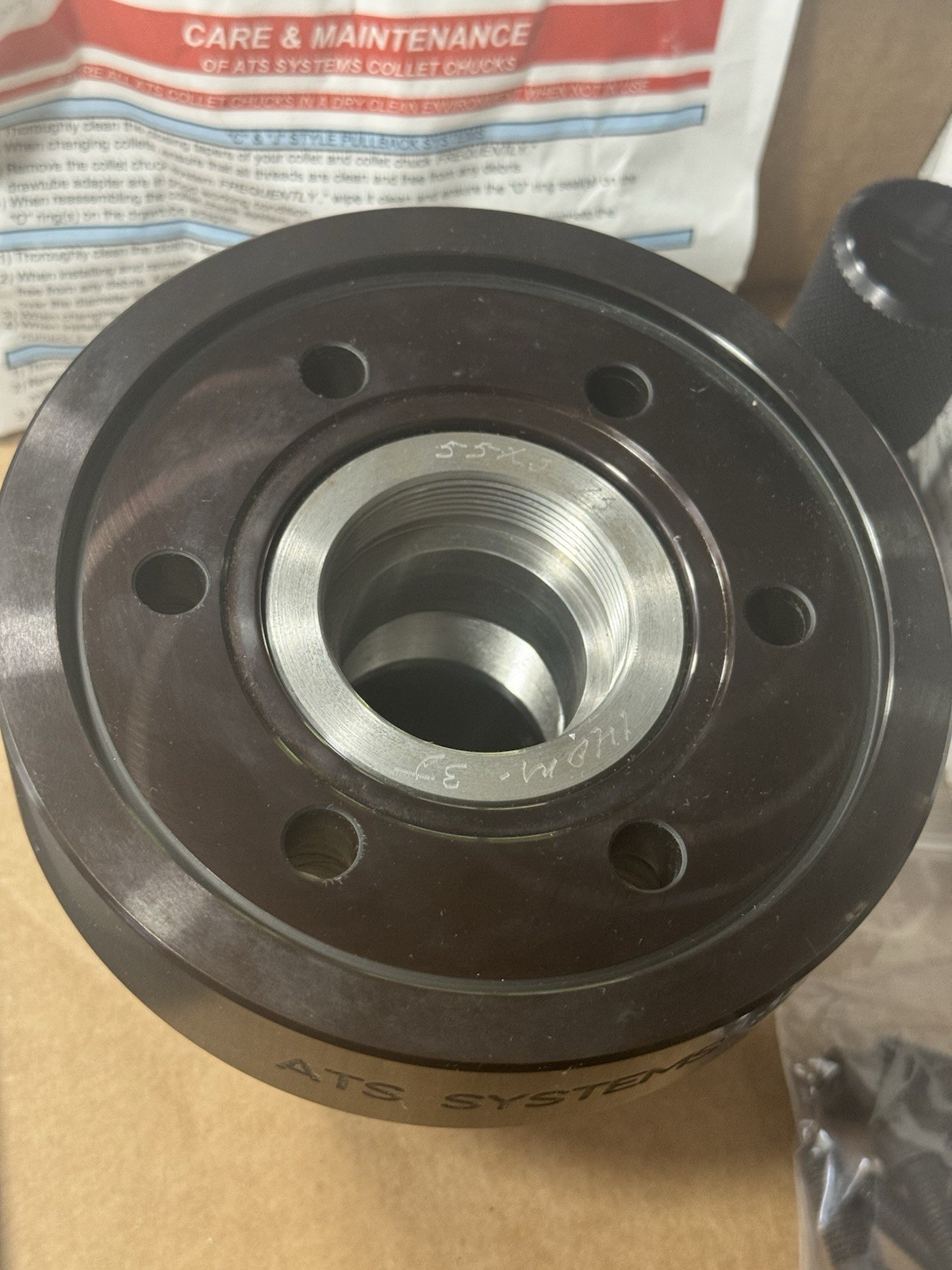 New ATS 30140-B175 Hardinge Collets Nose Chuck ,3J /16C Collet Face Wrench