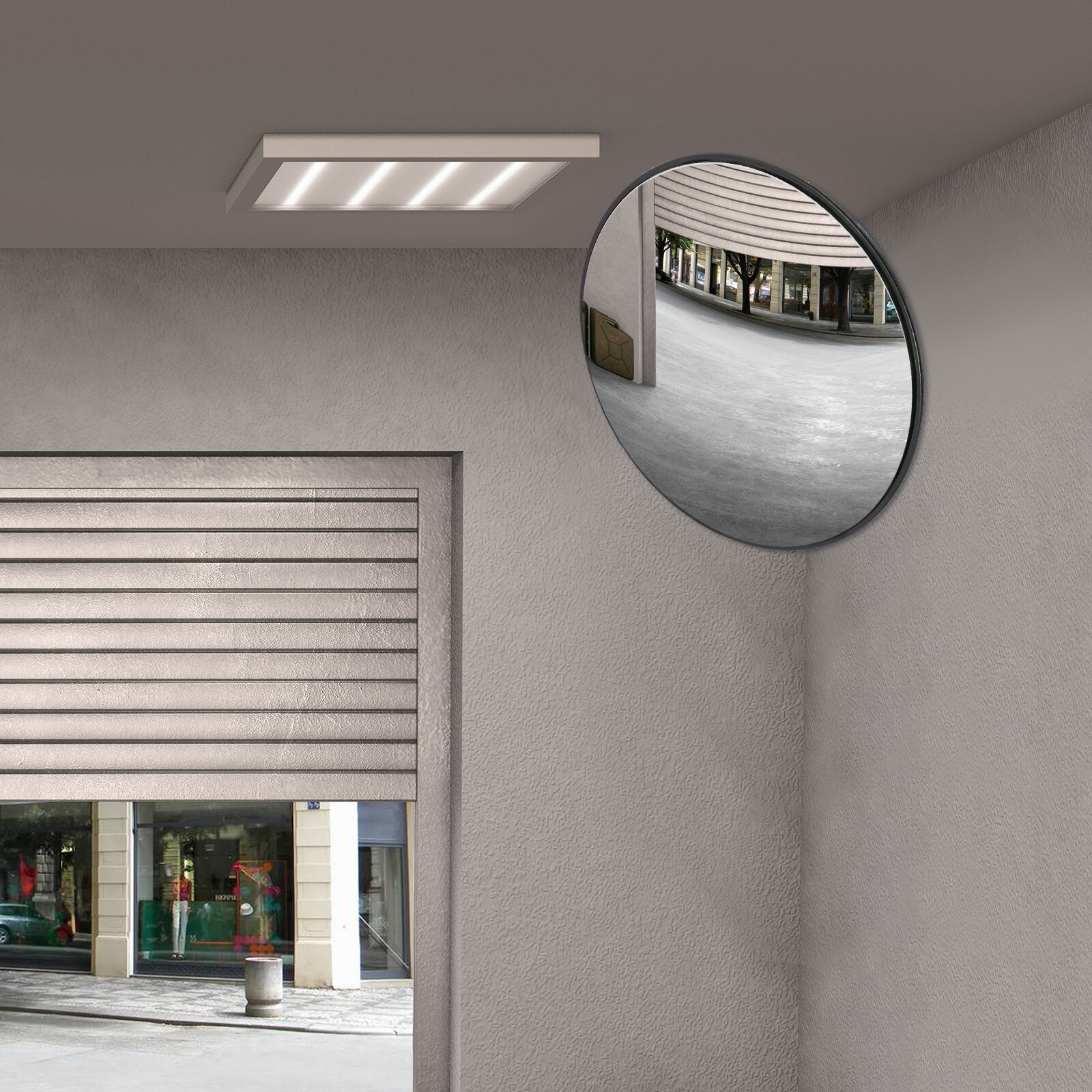 Wide Angle Convex Mirror Traffic Safety Driveway Street Parking Corner Mirror