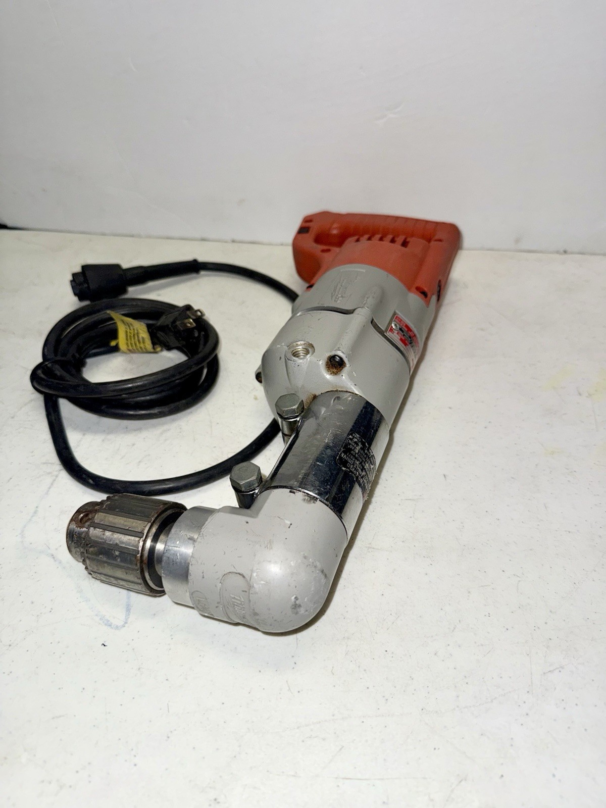 Milwaukee 1107-1 Corded 1/2 in. Right-Angle Drill, 7 Amp, 0-500 Rpm, 120V Tool