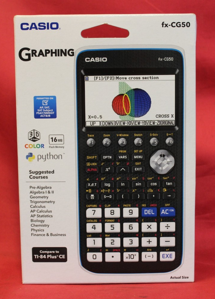New Casio fx-CG50 Graphing Calculator