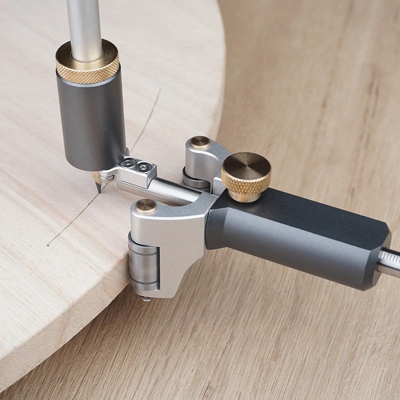 Multi-Purpose Marking Tool for Woodworking Straight and Curved Line Marker