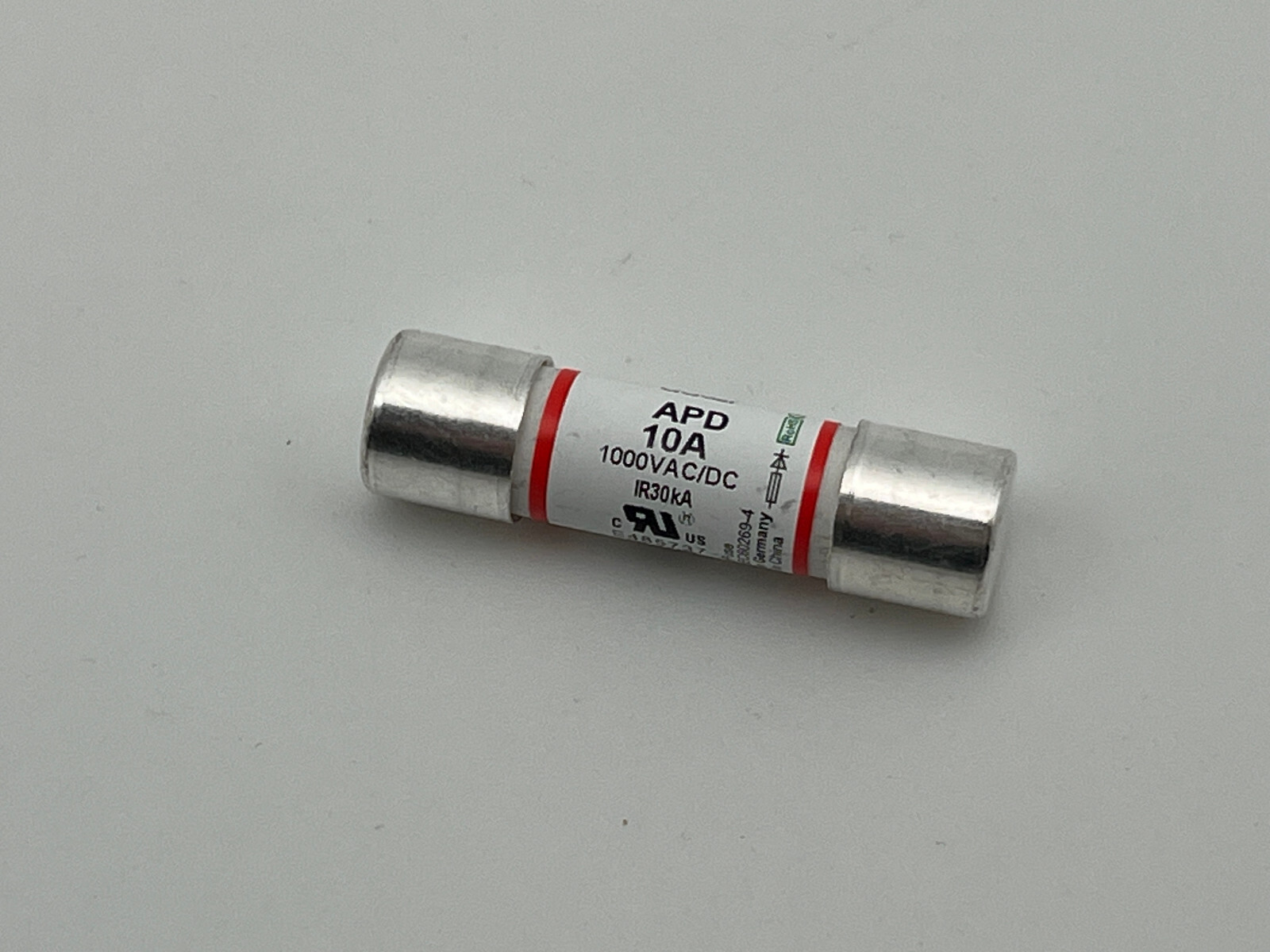 DMI Fuse 10A 1000VAC/DC  10x38mm, IR30kA (1 pc/pk) for Digital Multimeters