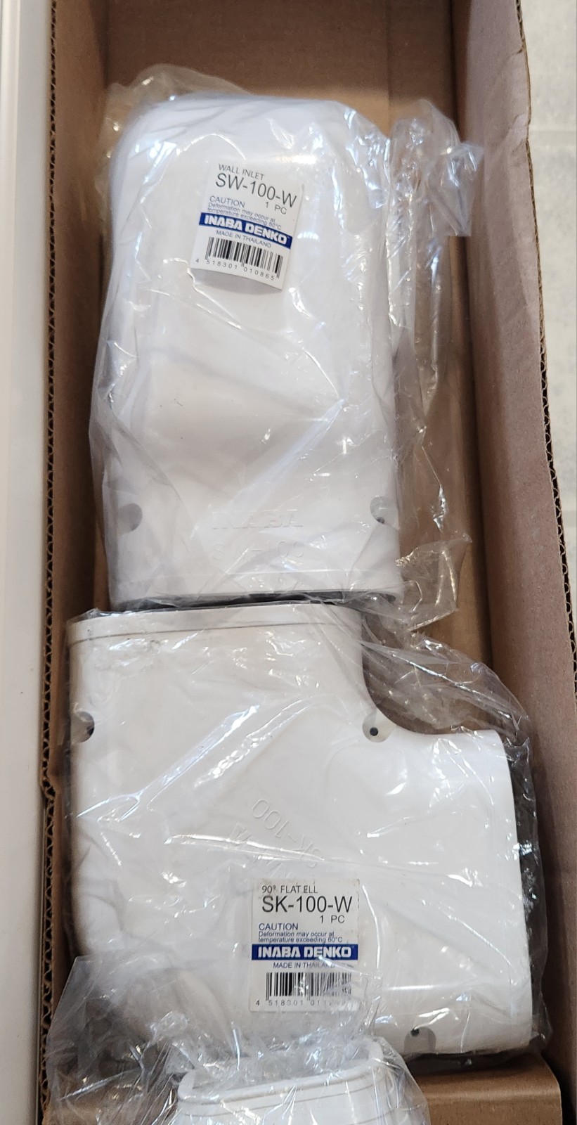 RectorSeal 85105 Slimduct SD-100-W White Premium Lineset Duct and Fitting Kit