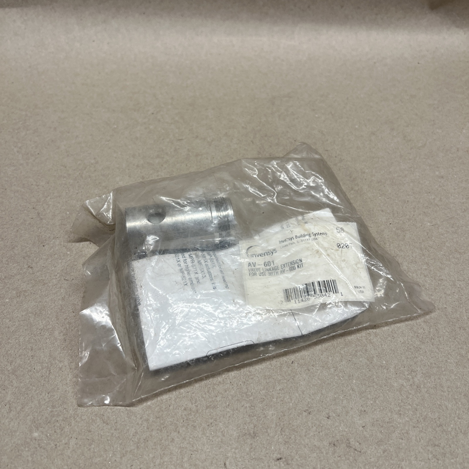 INVENSYS AV-601 VALVE LINKAGE EXTENSION