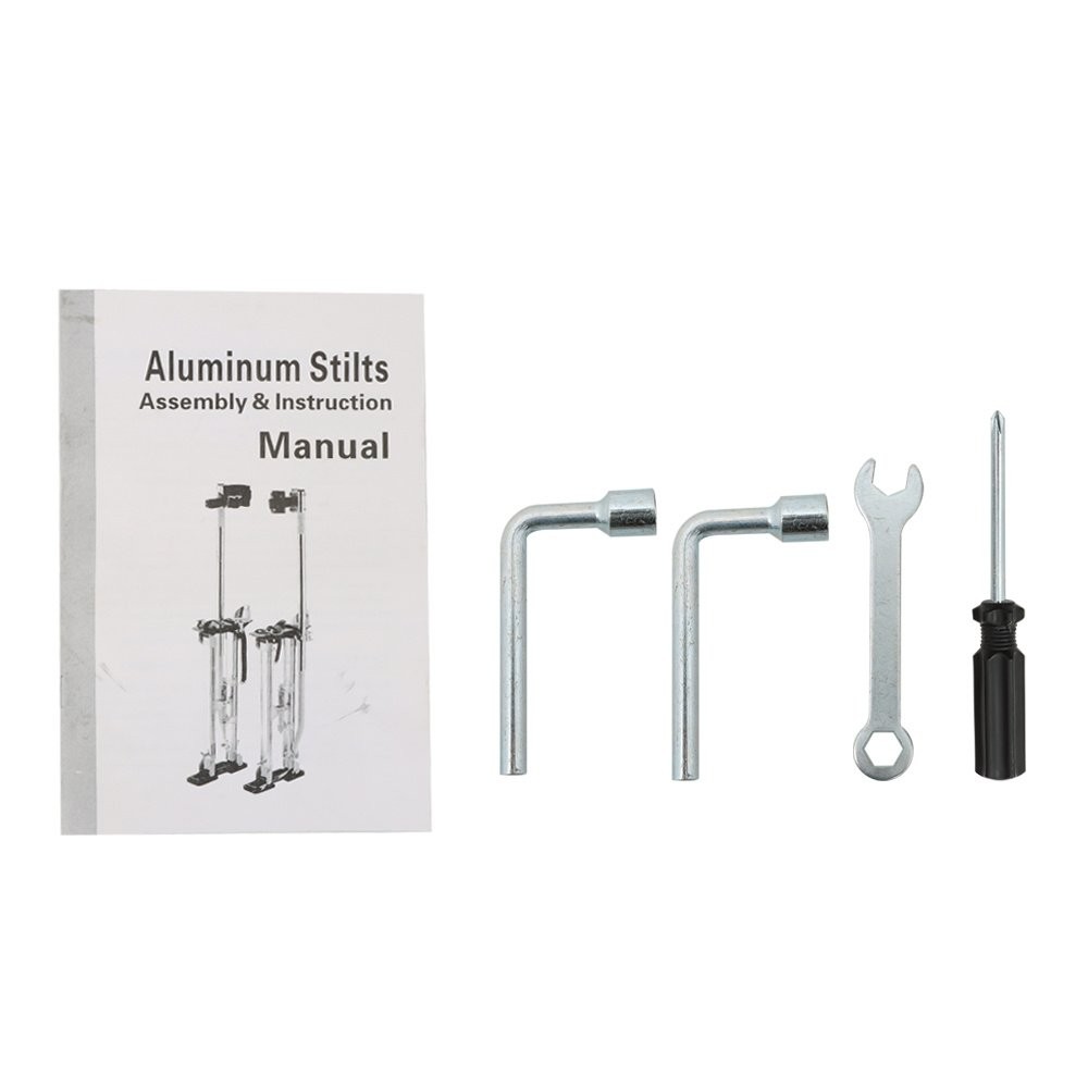 Adjustable 24″-40″ Drywall Stilts Aluminum Tool – Painting Painter Taping Yellow