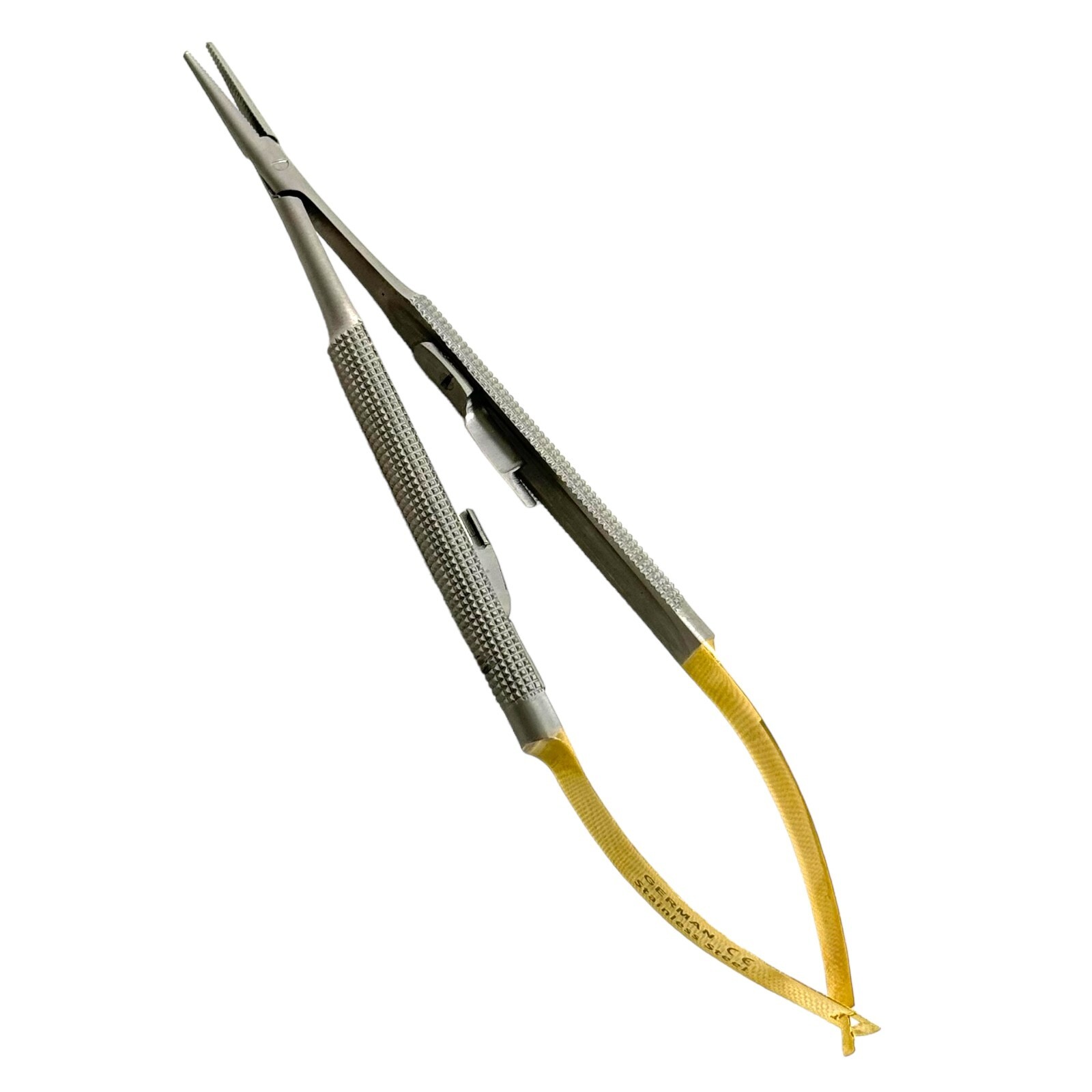 NEW GERMAN Castroviejo Micro Needle Holder STRAIGHT SURGICAL DENTAL INSTRUMENTS