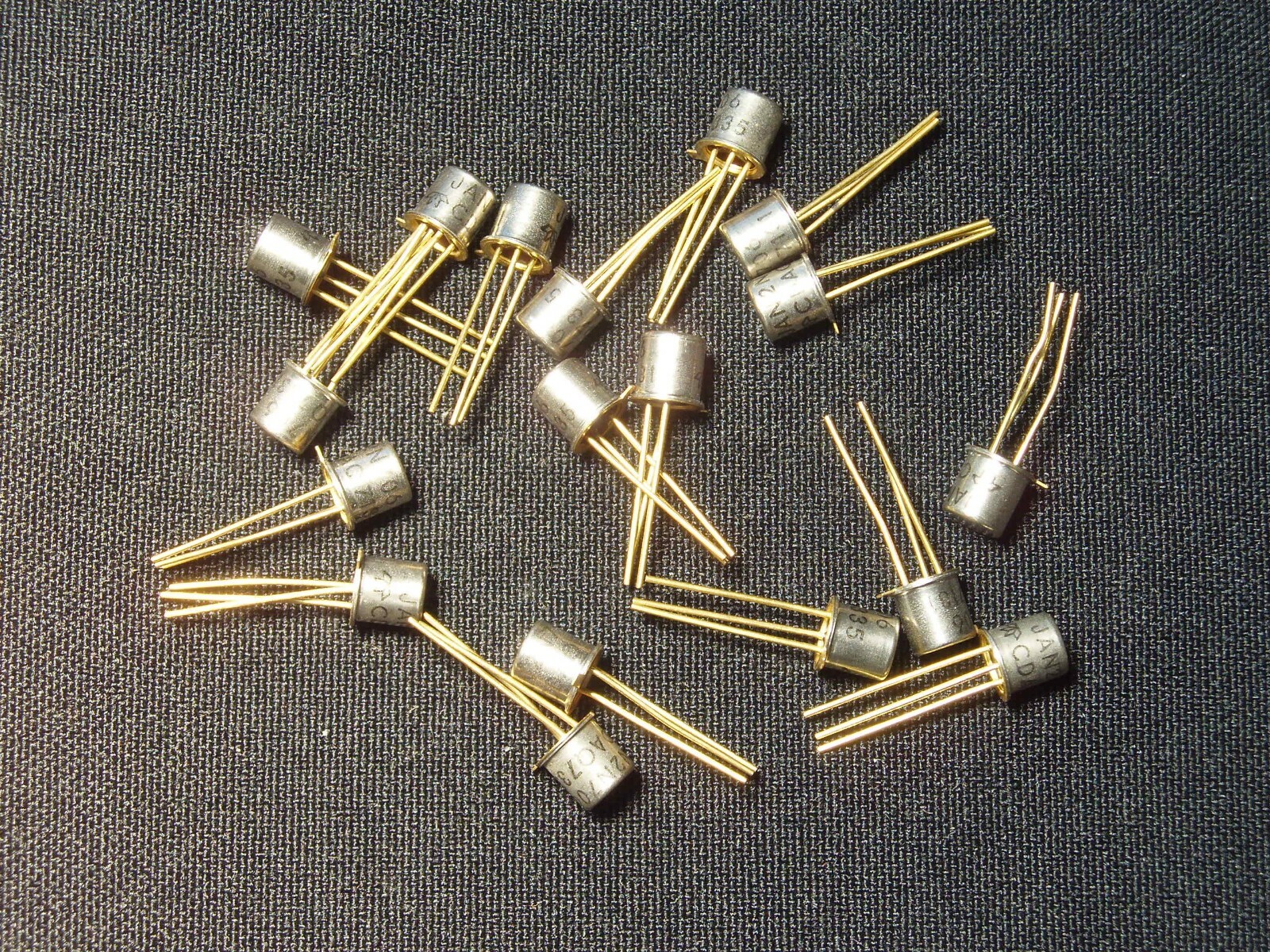 Vintage Gold Plated Transistors, See List, Most Mil-Spec, 100% Guaranteed & NOS
