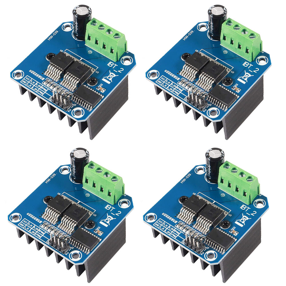 4Pcs BTS7960B 43A Motor Driver Module for Arduino Intelligent Vehicle Robot