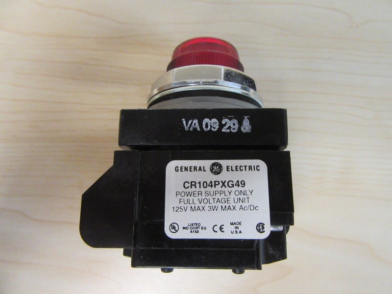 General Electric CR104PLG22R Pilot Light CR104PXG49