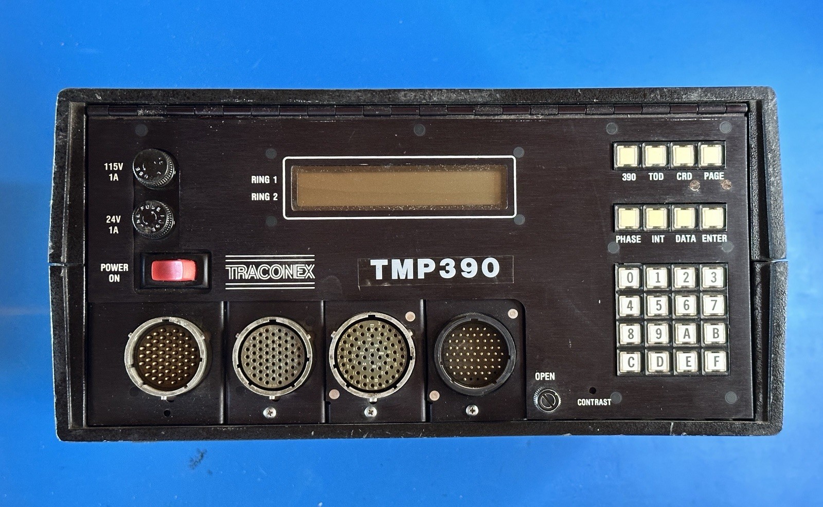 Traconex TMP390 Traffic Signal Controller NEMA TS-1 Local Controller Untested