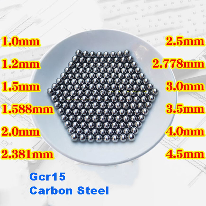 Precision 1.0mm-10mm Carbon Steel/ Gcr15 Steel Ball Bearing Replacement Bearings