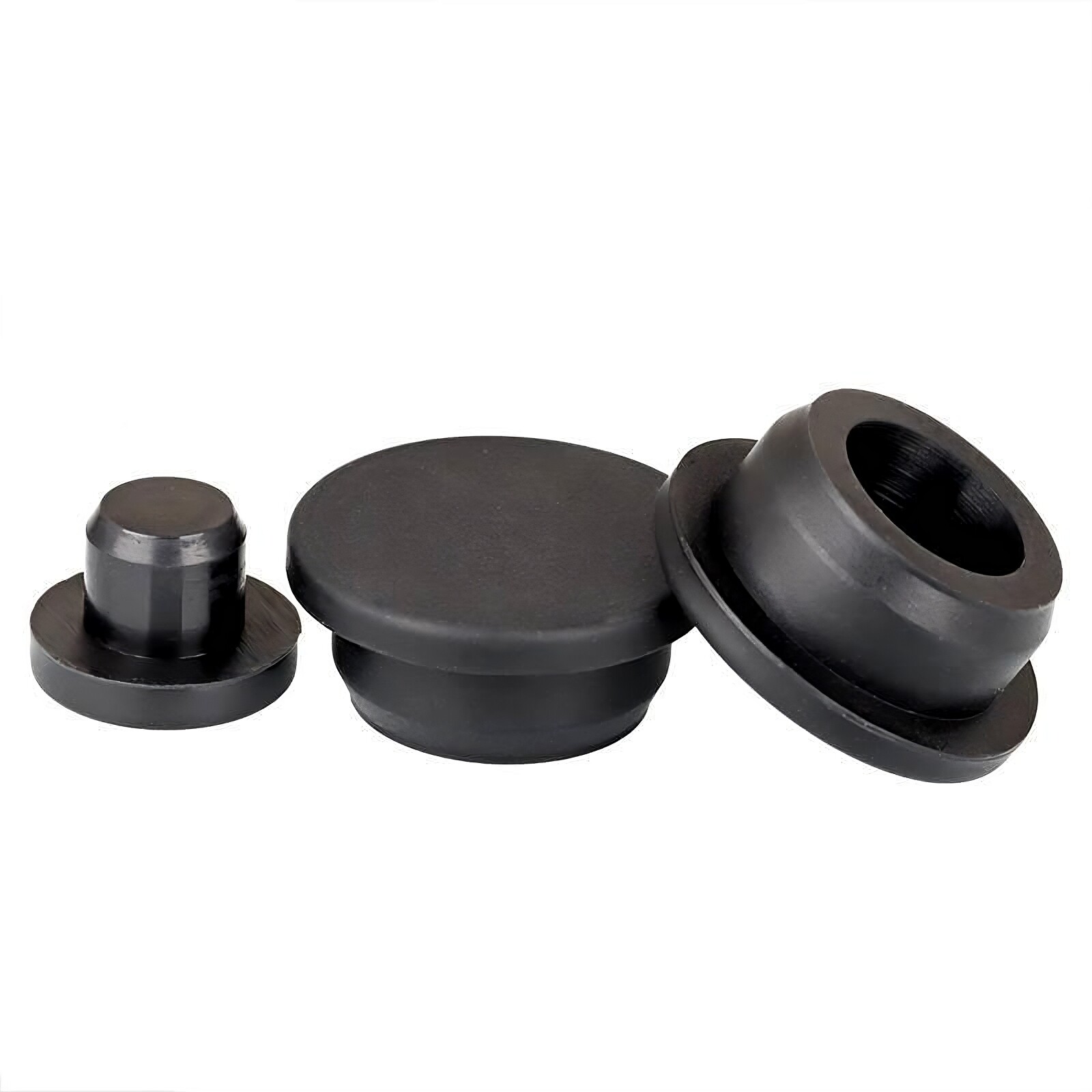 Round Silicone Rubber Round Hole Plugs Blanking End Cap Tube Pipe Insert Bung