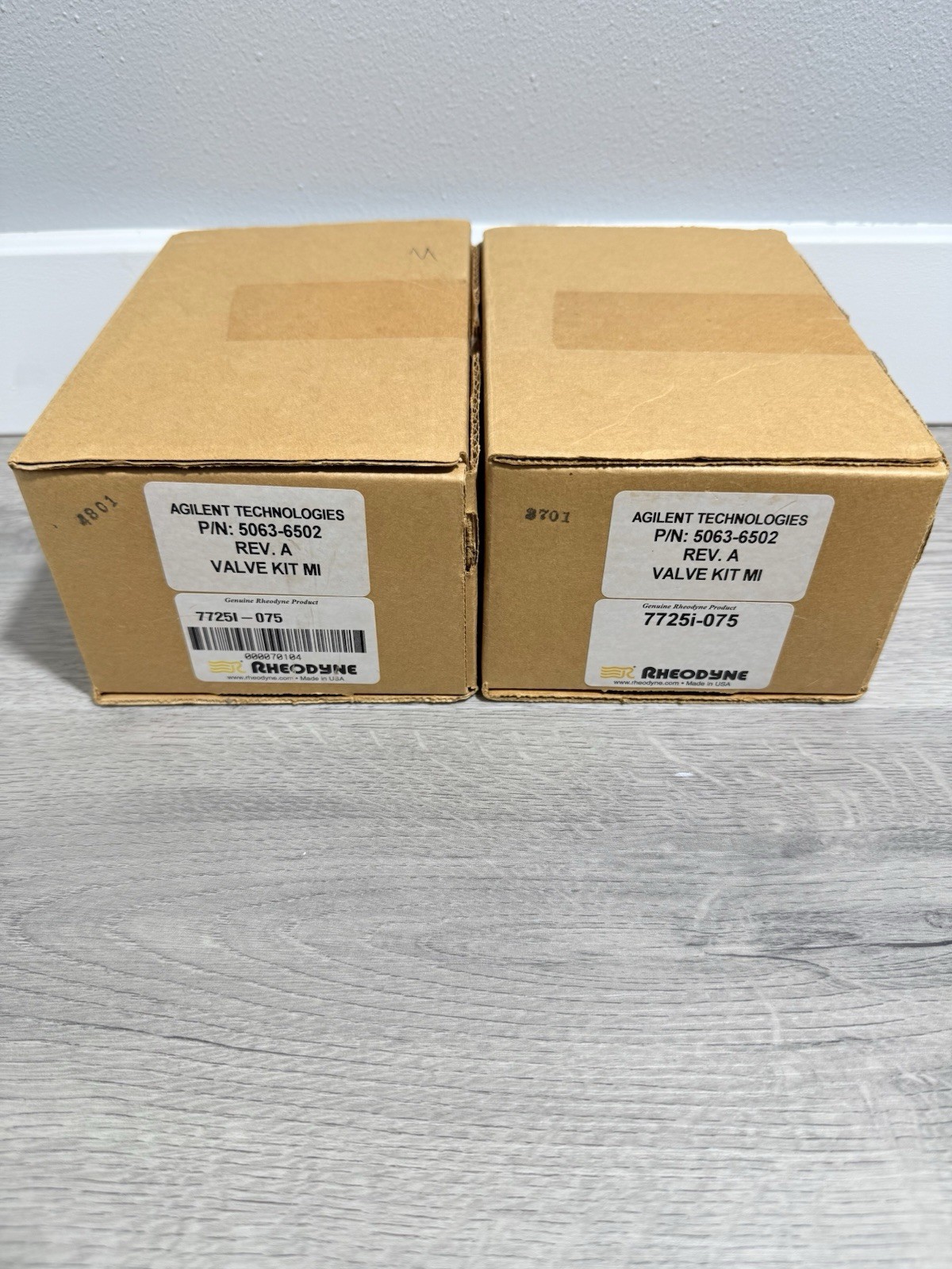 Agilent Technologies Rheodyne Valve Kit MI 5063-6502 7725I-075