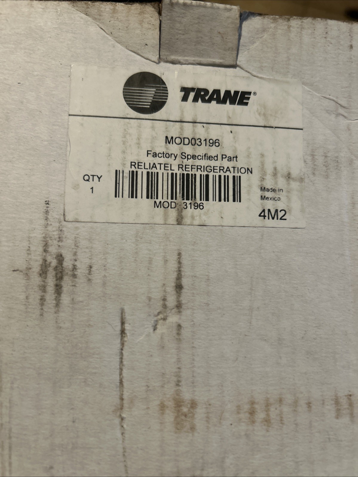 Trane MOD03196- Genuine OEM Replacement Part