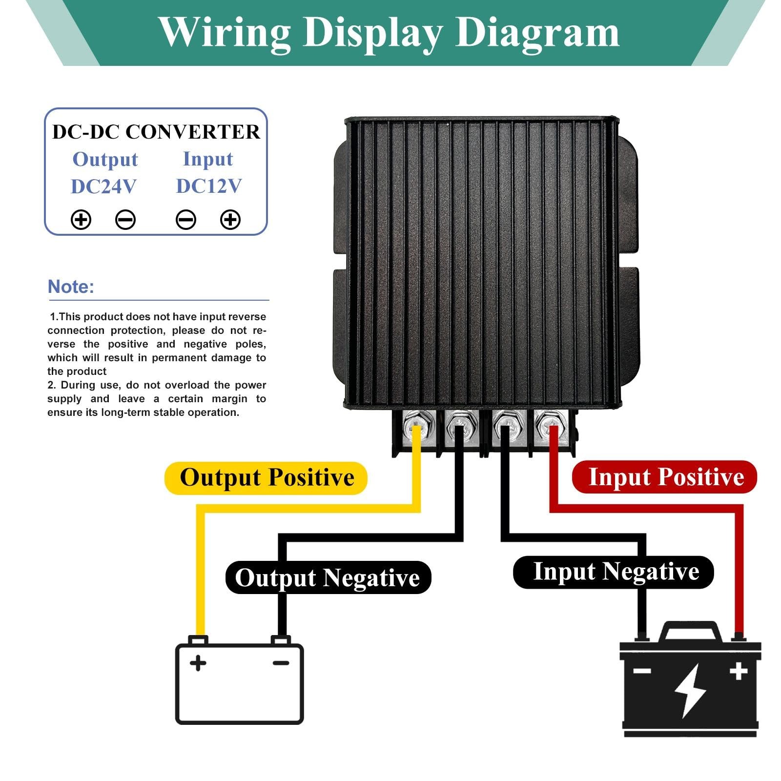 Mzhou Dc 12V To 24V Voltage Converter 30A 720W Voltage Converter 24V Voltage