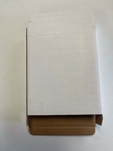 50 1″ MULTI 2/3/4/5/6 CD CASE CORRUGATED WHITE CARDBOARD MAILER SF002T FREE SHIP