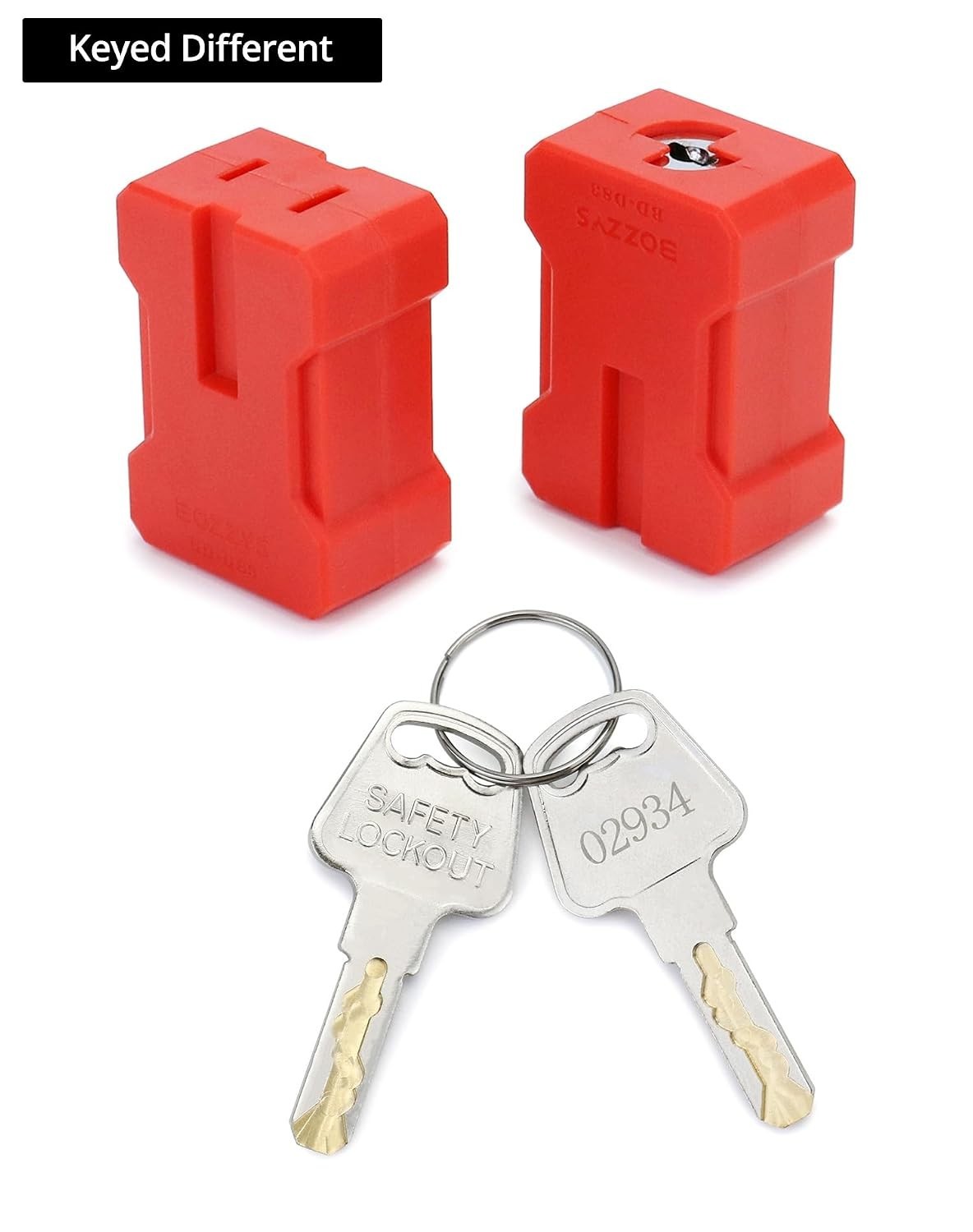 Electrical Cord Plug Lockout Device For Electrical Cord, 2 Pack Plug Locking