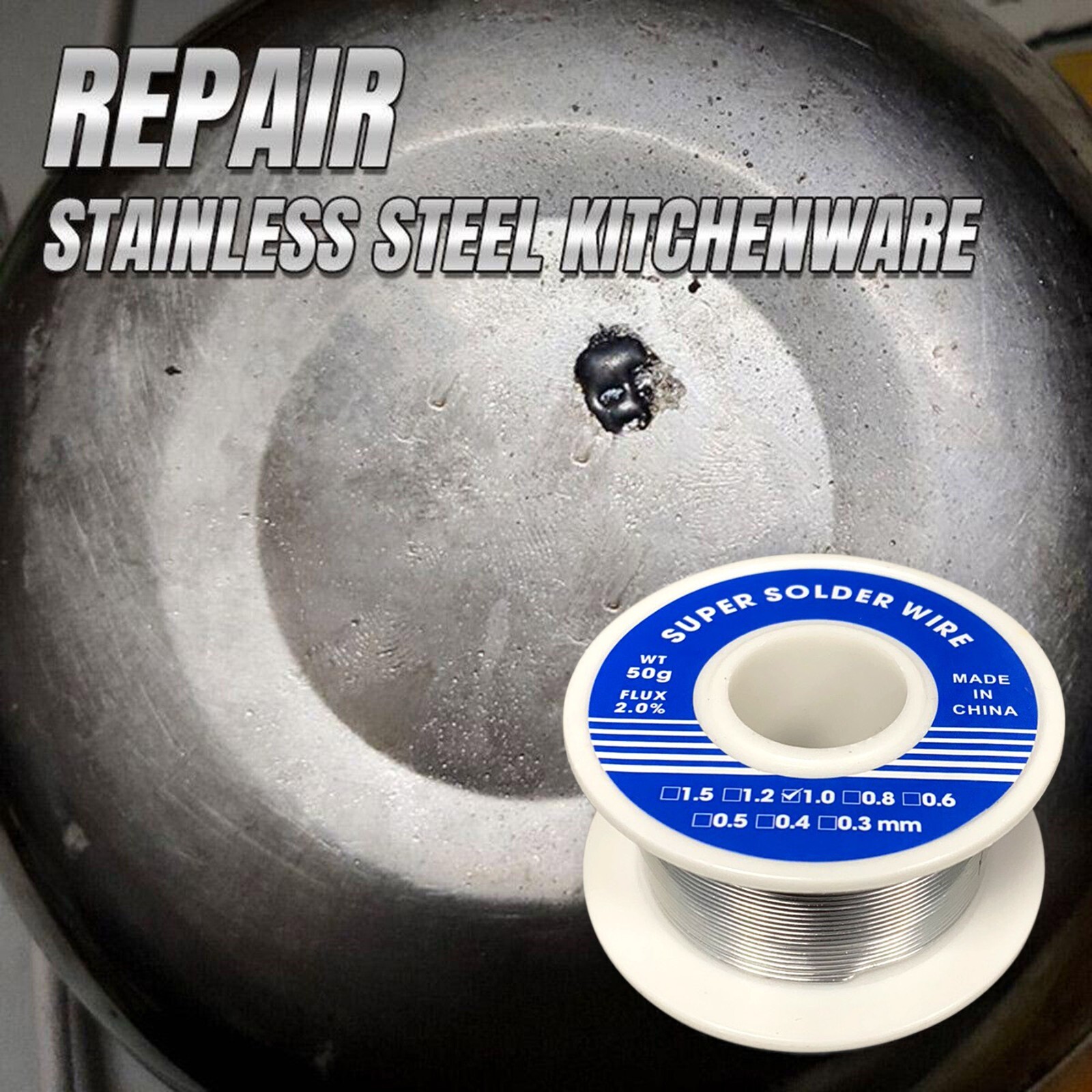 Aluminum Stainless Steel Lighter Super Solder Wire Soldering Wire Tool Lead Free