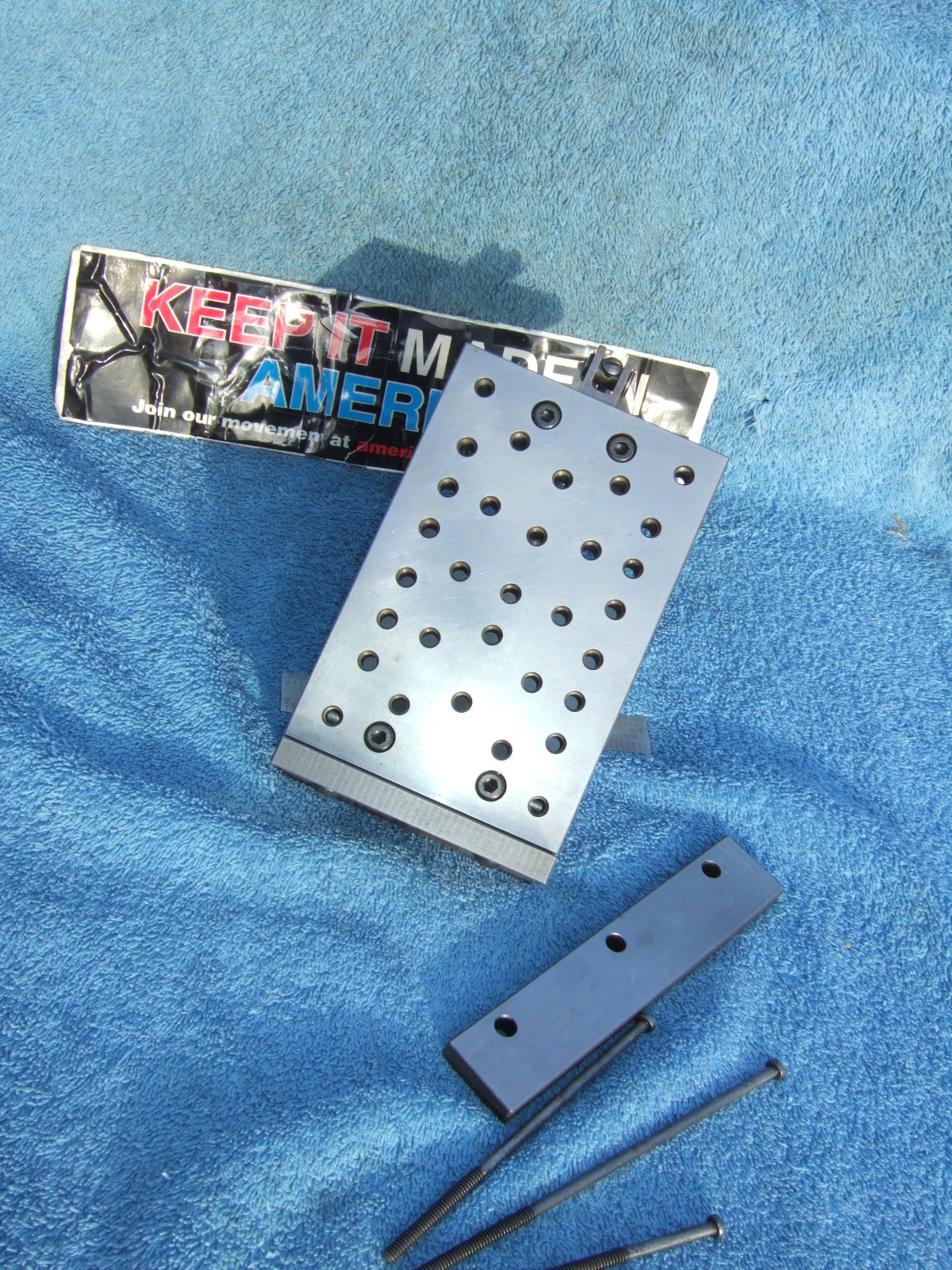HERMANN SCHMIDT PNM4X6 Single Angle Adjustable Sine Plate Used $1150 WHEN NEW Q2
