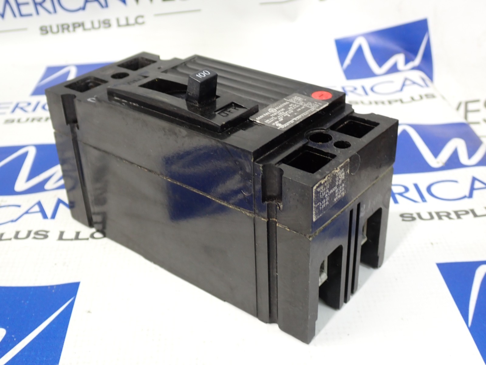 GE TEB122100 100 Amp 2 Pole 240Volt Circuit Breaker tested