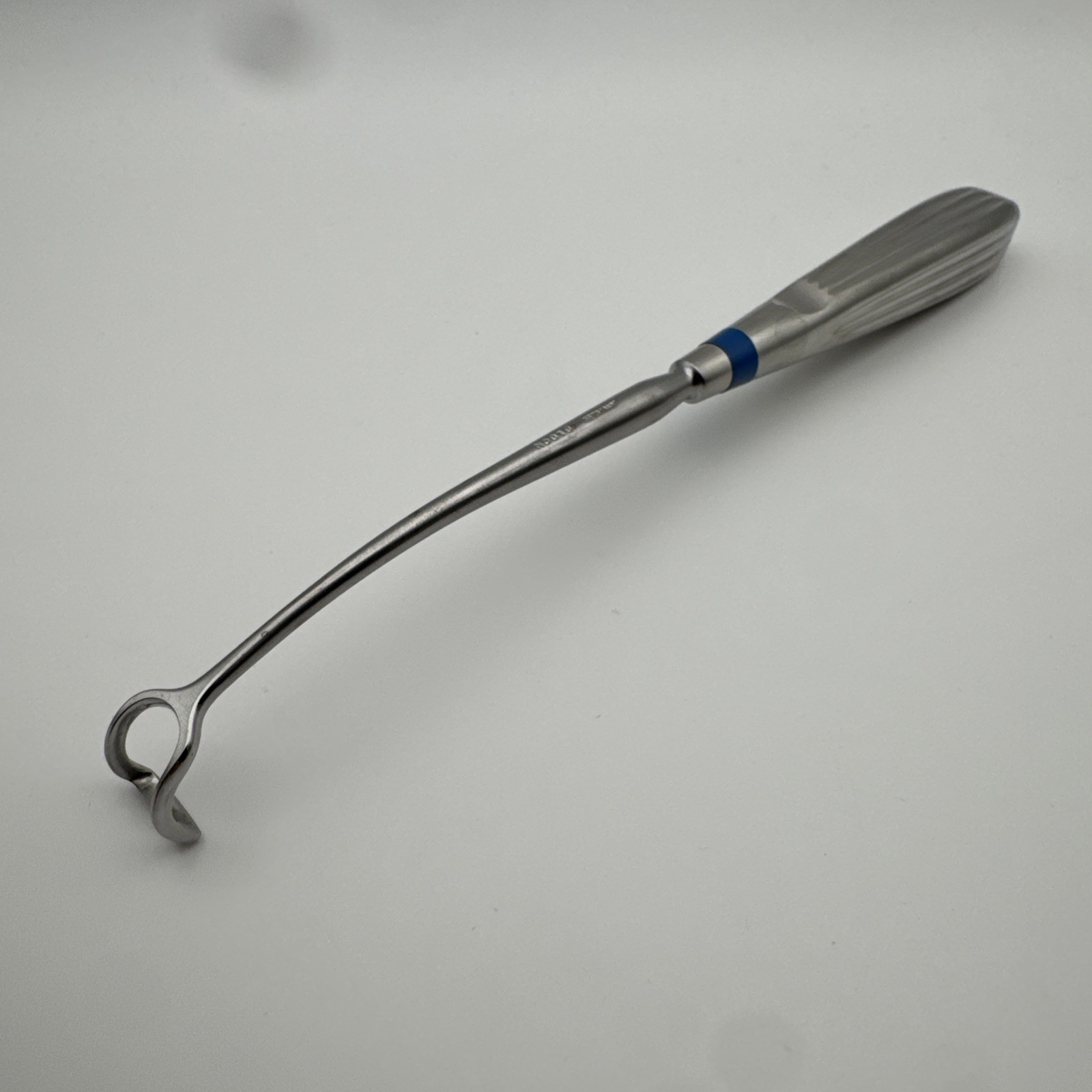 Storz N6010 Barnhill adenoid curette, size #0, reverse curved, 8.5»
