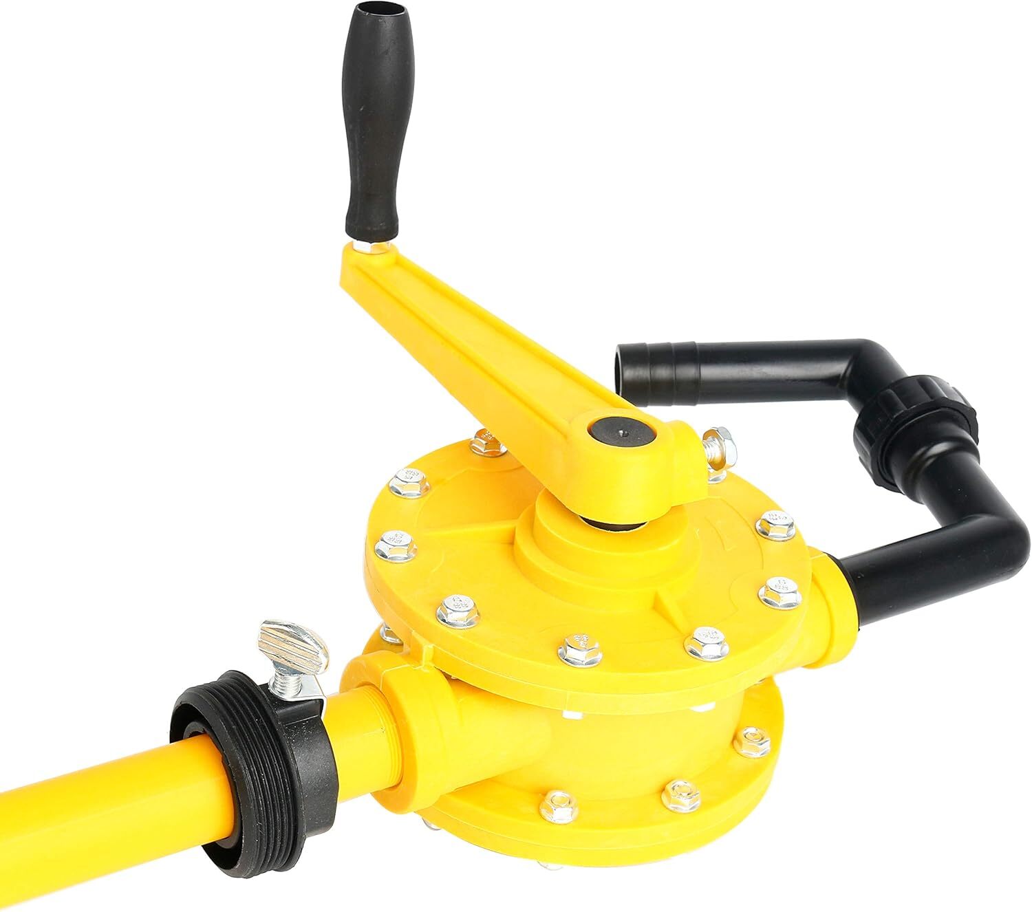 Rotary Barrel Pump Manual Pump Oil Fuel Transfer Pump for 5 to 55 Gallon Barrels