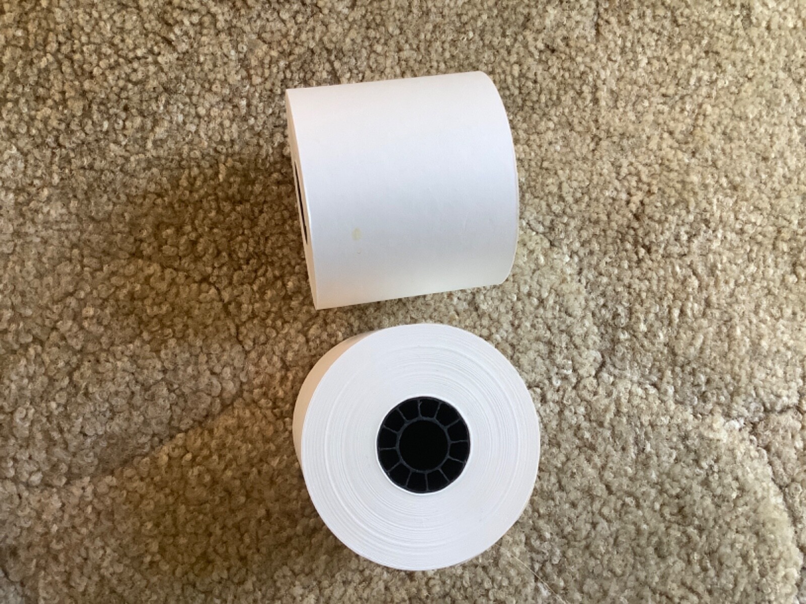 OFFICE MAX 2-1/4 in x 130 ft Bond Receipt Paper Rolls (57mm x 39m) OM98103 2pk