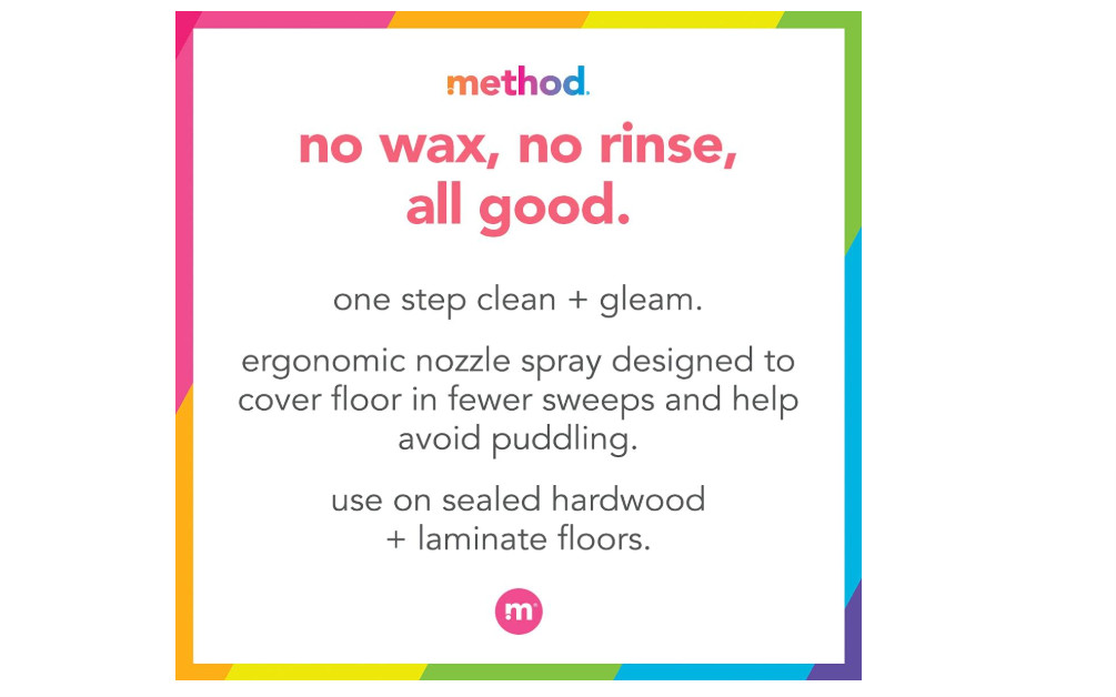 Method Hardwood Floor Cleaner 25 oz Almond Ready to Use 1 Pack