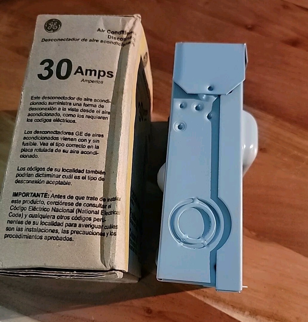 GE Genuine Air Conditioner Disconnect SAF415 TF30RCP 30A Fusible 2 Pole