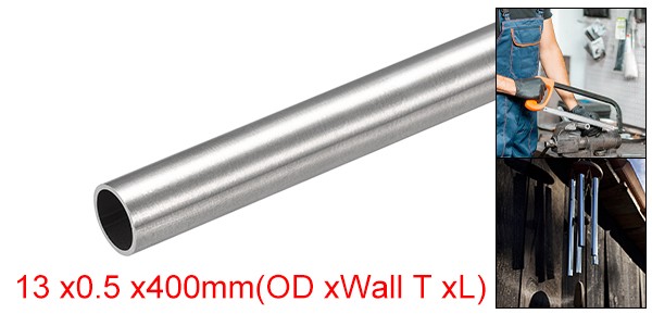 13mm x 0.5mm x 400mm 304 Stainless Steel Tube for Industry Machinery
