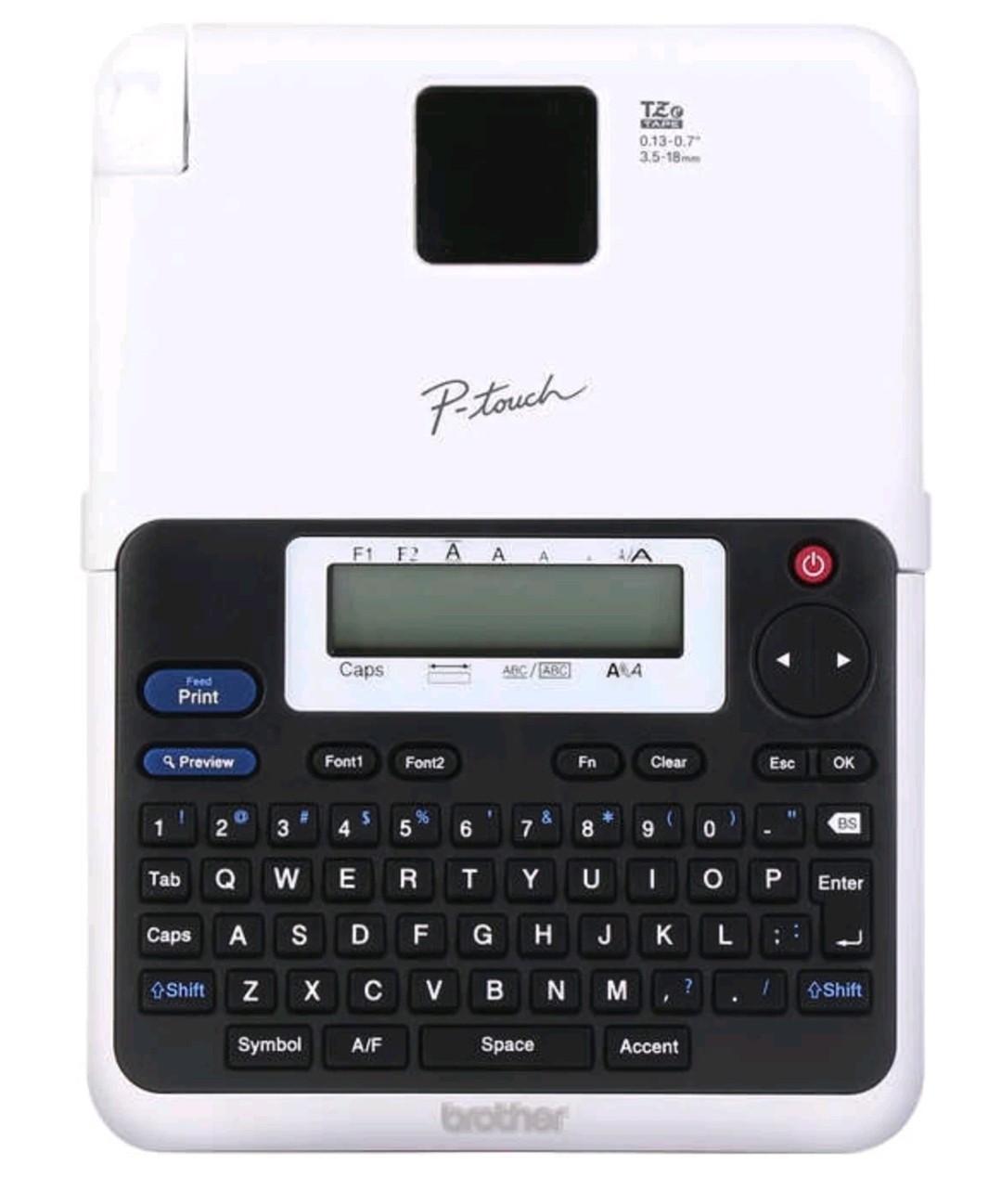 Brother P-Touch 2040C Label Maker with two bonus Laminated TZe Tapes NEW