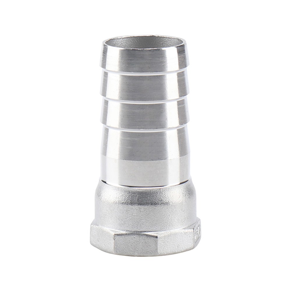 304 Stainless Steel 8-52mm Hose Barb Adapter x 1/4″-2″ Female Thread Hose Nipple