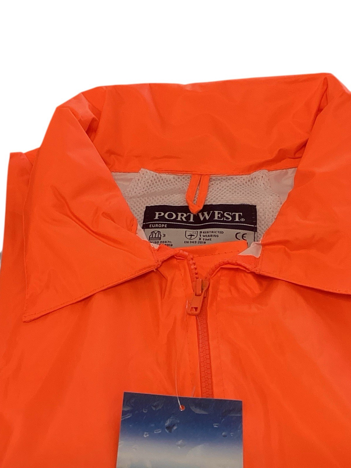 Portwest UH440 Mens Waterproof Hi Vis Rain Jacket Reflective Safety NEW WITH TAG